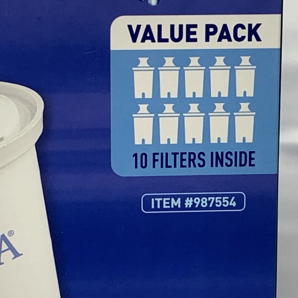 Brita Replacement Filters 10 Pcs. 987554 Value Pack New - Picture 2 of 6